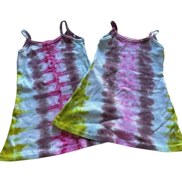 Matching Tie Dye Sisters Dresses (4T & 6) - Picture 1 of 4